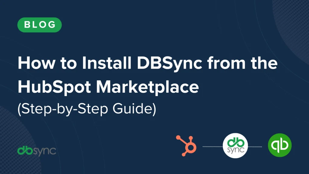 connect HubSpot with QuickBooks